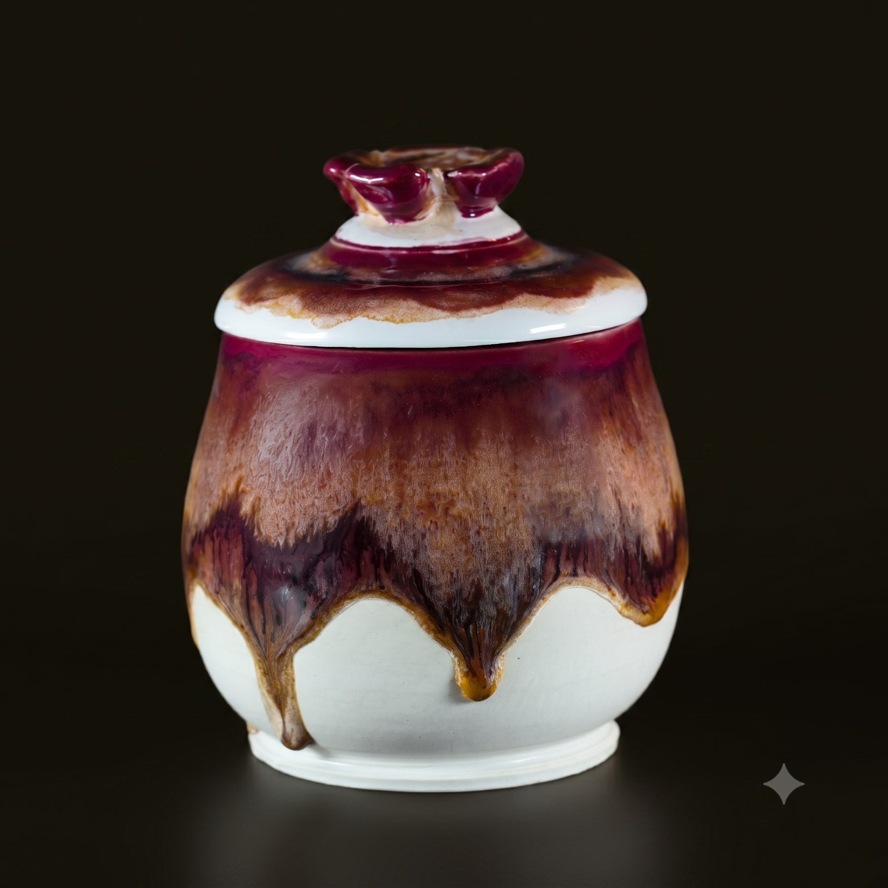 Crimson Cascade Jar, 2025, To confirm