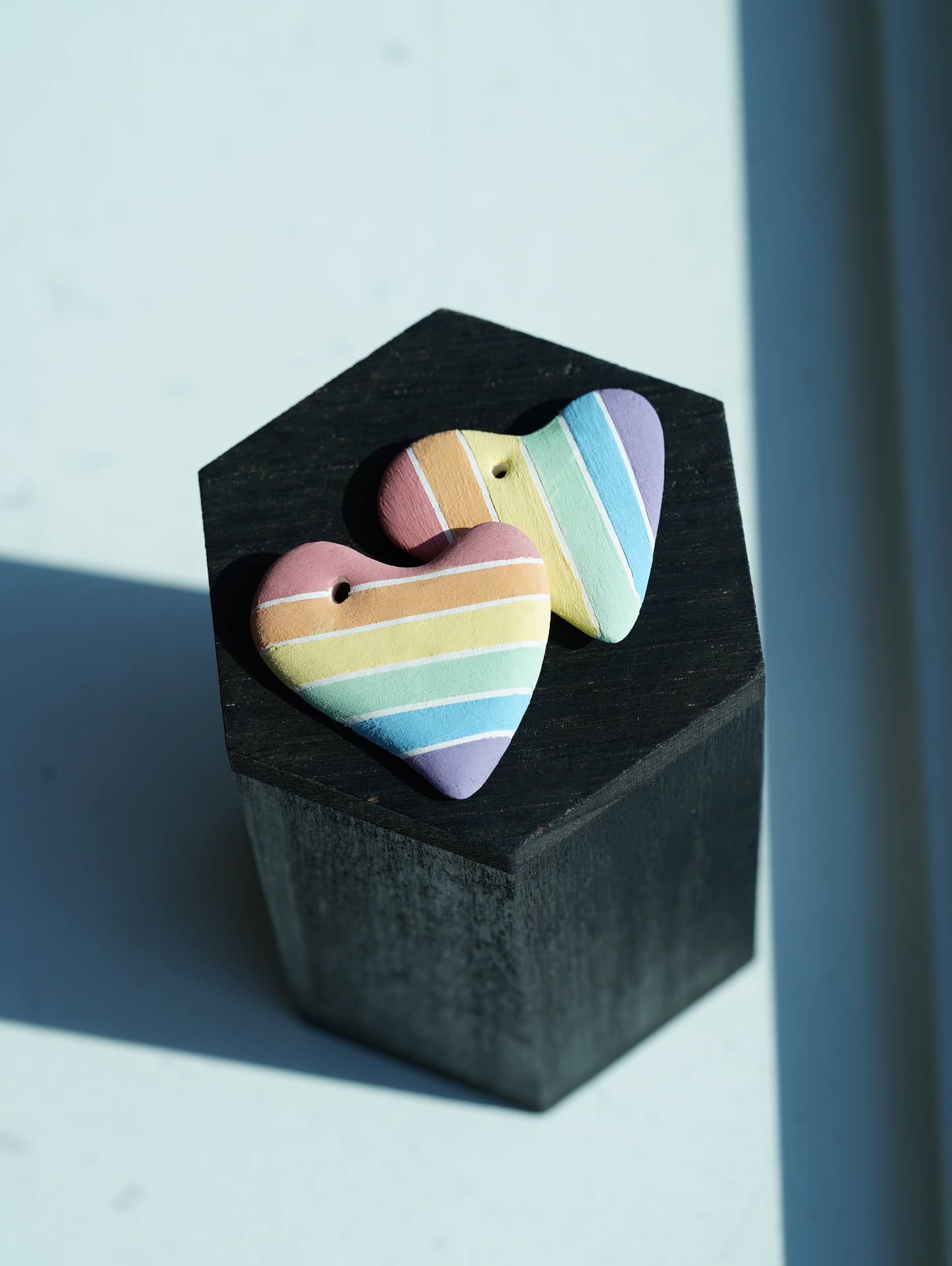 Rainbow Heart Pendant, 2025, To confirm