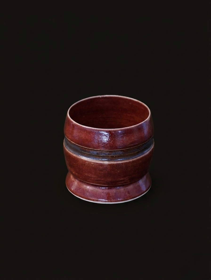 Burgundy Ring Vessel, 2025, To confirm